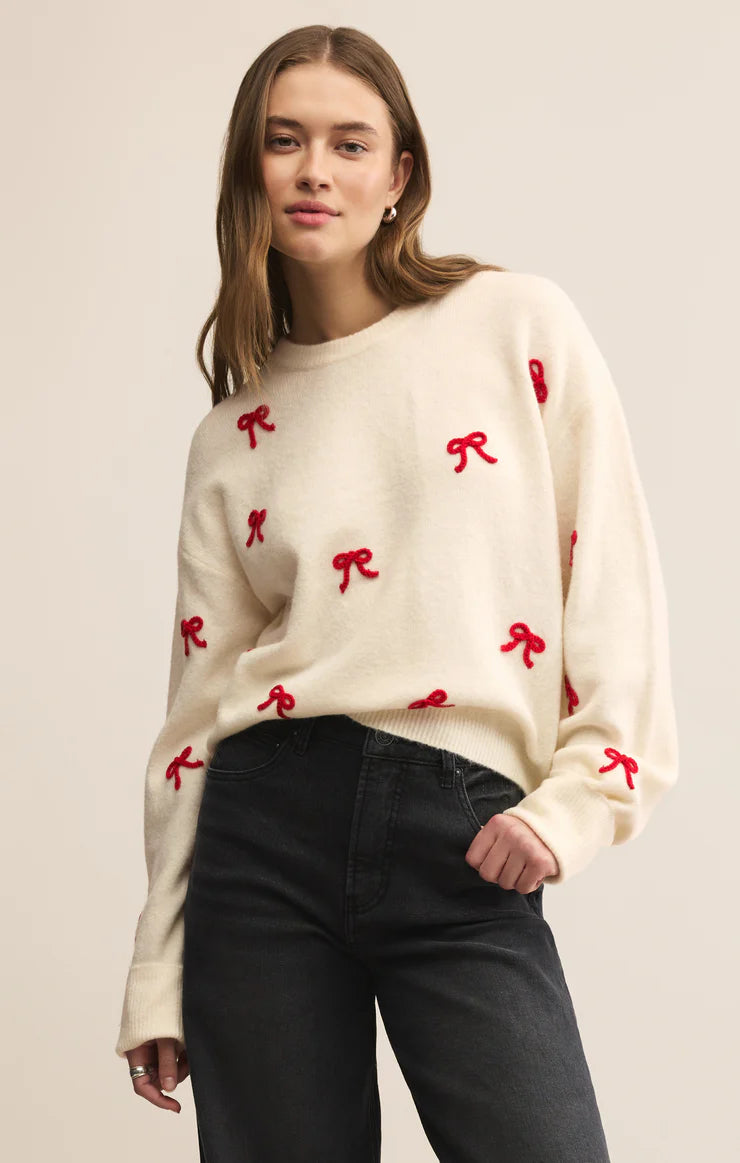 tie the ribbon sweater