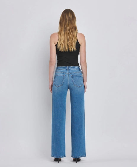 refinery high rise wide leg jeans