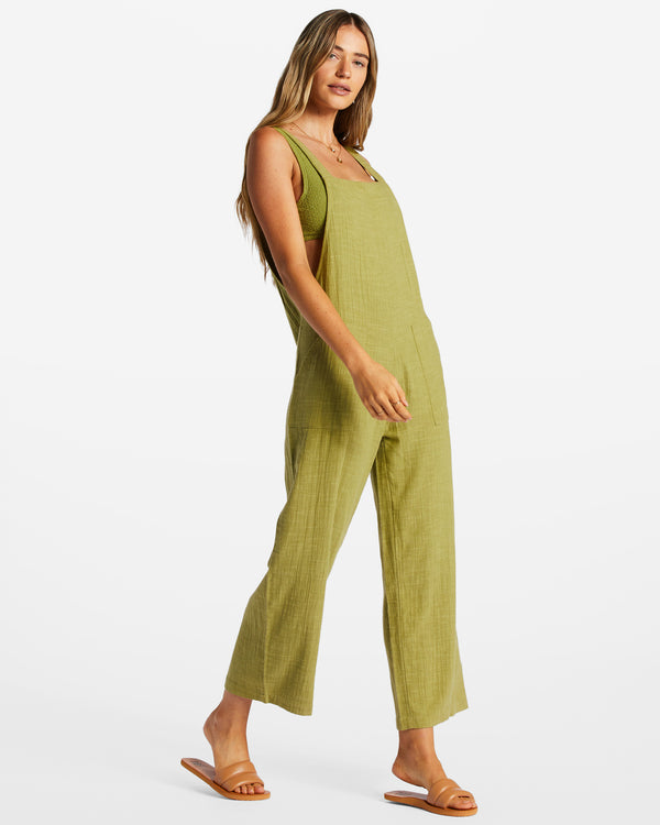 pacific time green eyes jumpsuit
