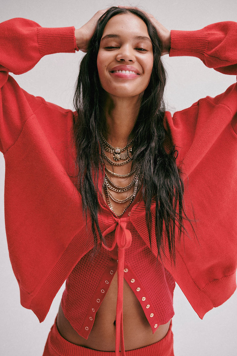 going places cardi | cherry crush