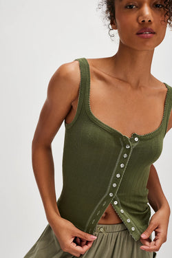 end game pointelle tank | more colors