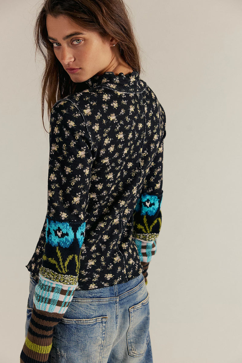 bold bowery cuff top | night combo