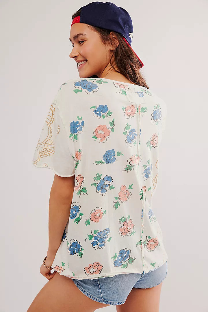 nina boheme printed Tee