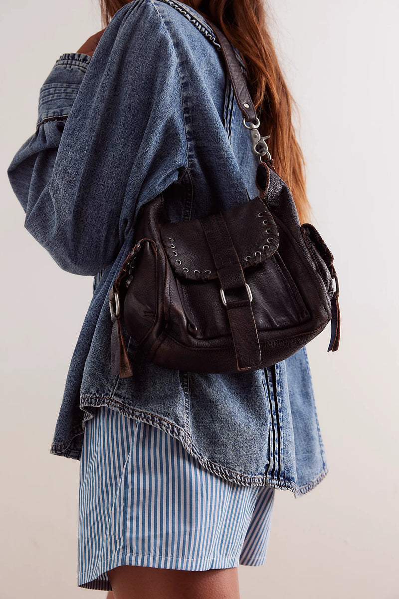 baby leigh tote bag | aged graphite