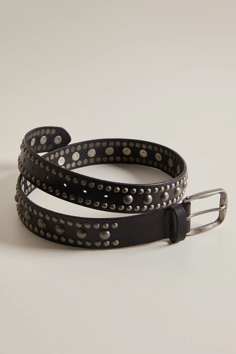 sola stud belt | black