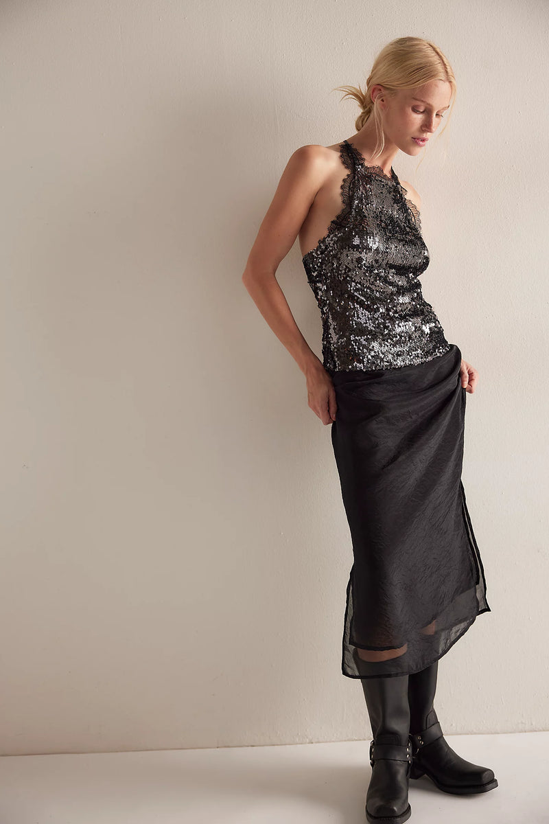 take me away cami | gunmetal