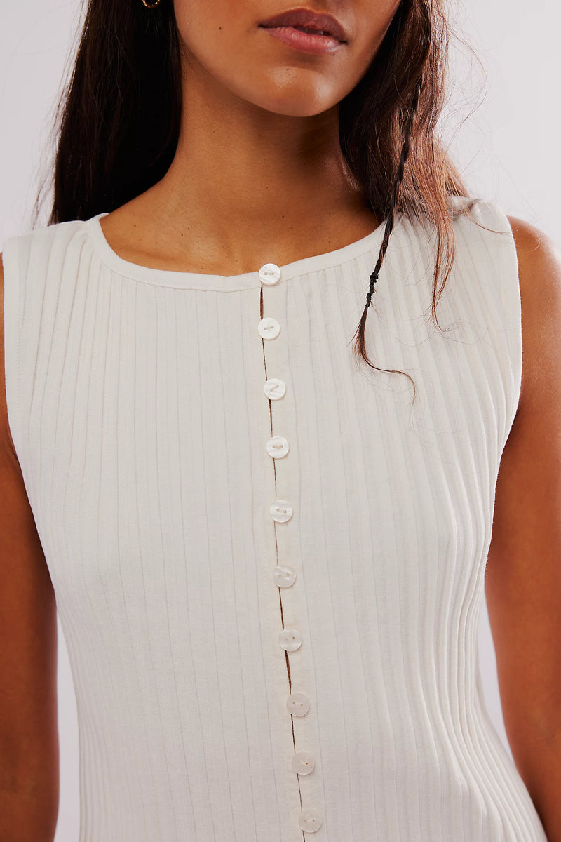 tilly vest | ivory