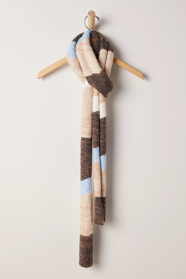 carina swirl scarf | tan