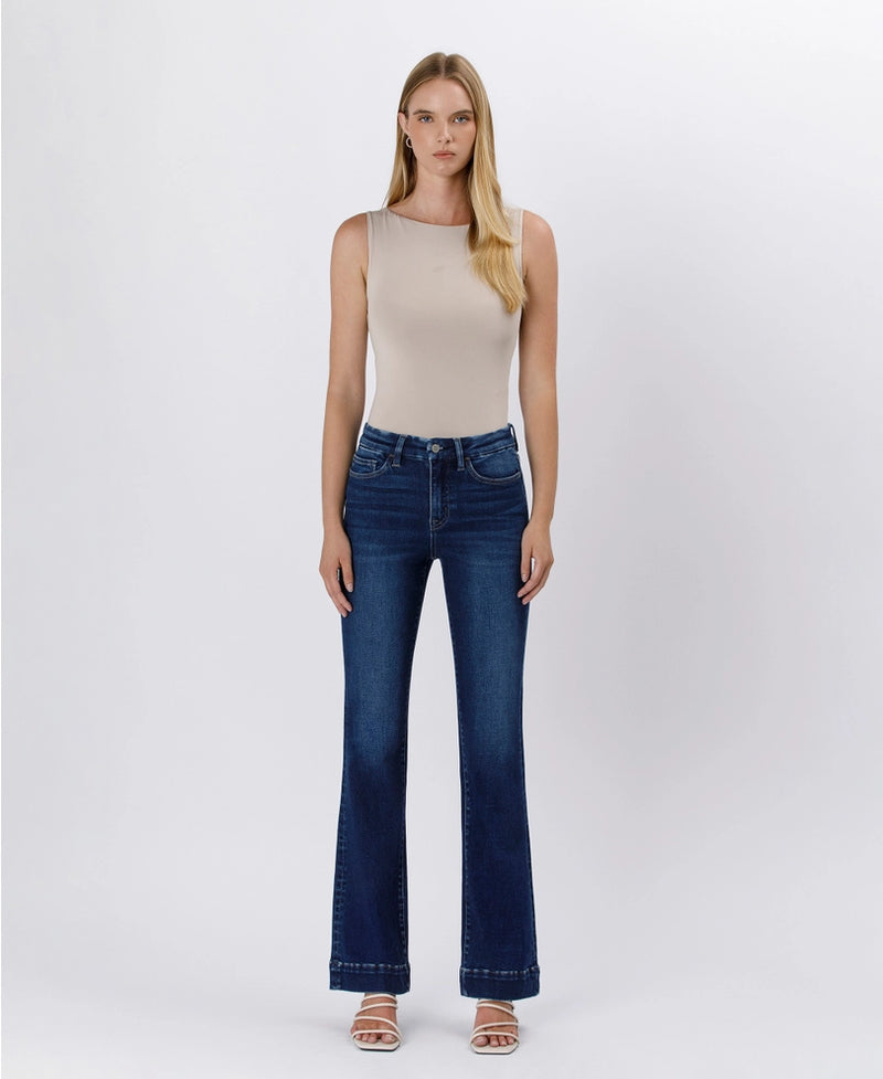 trouser hem bootcut jeans