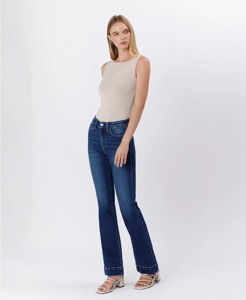 trouser hem bootcut jeans