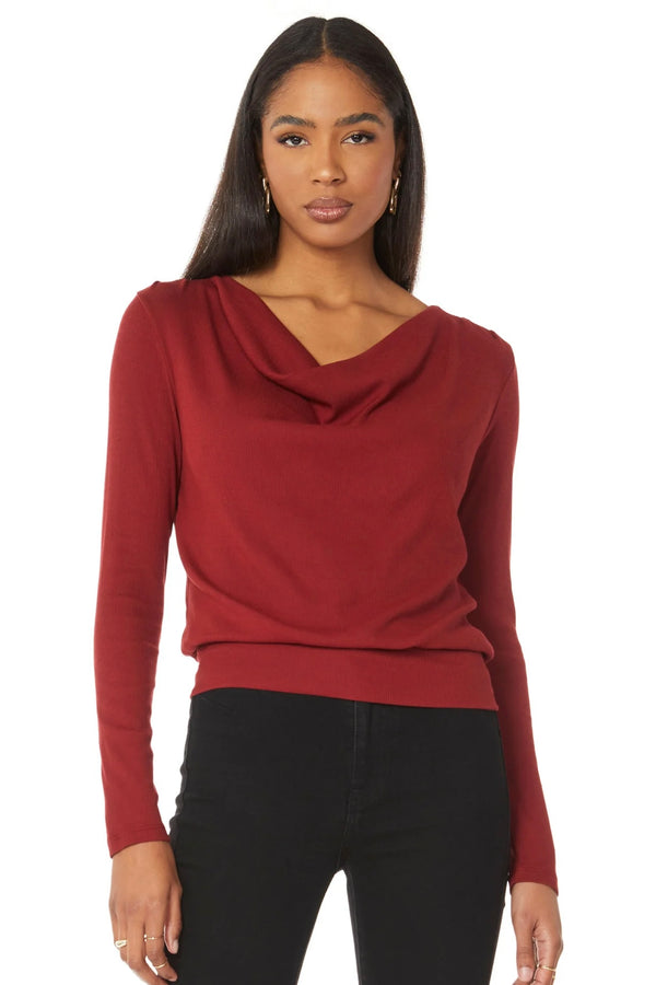 desire cowl neck top