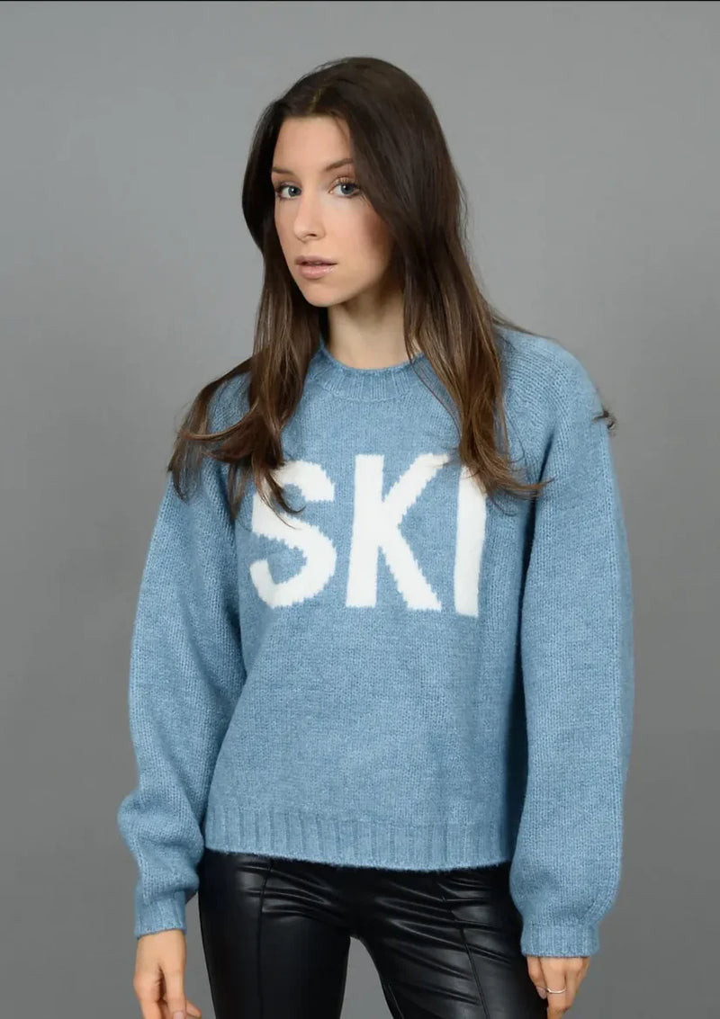 brunhilde ski sweater | blue