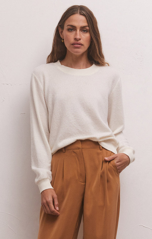 russell cozy pullover | sandstone