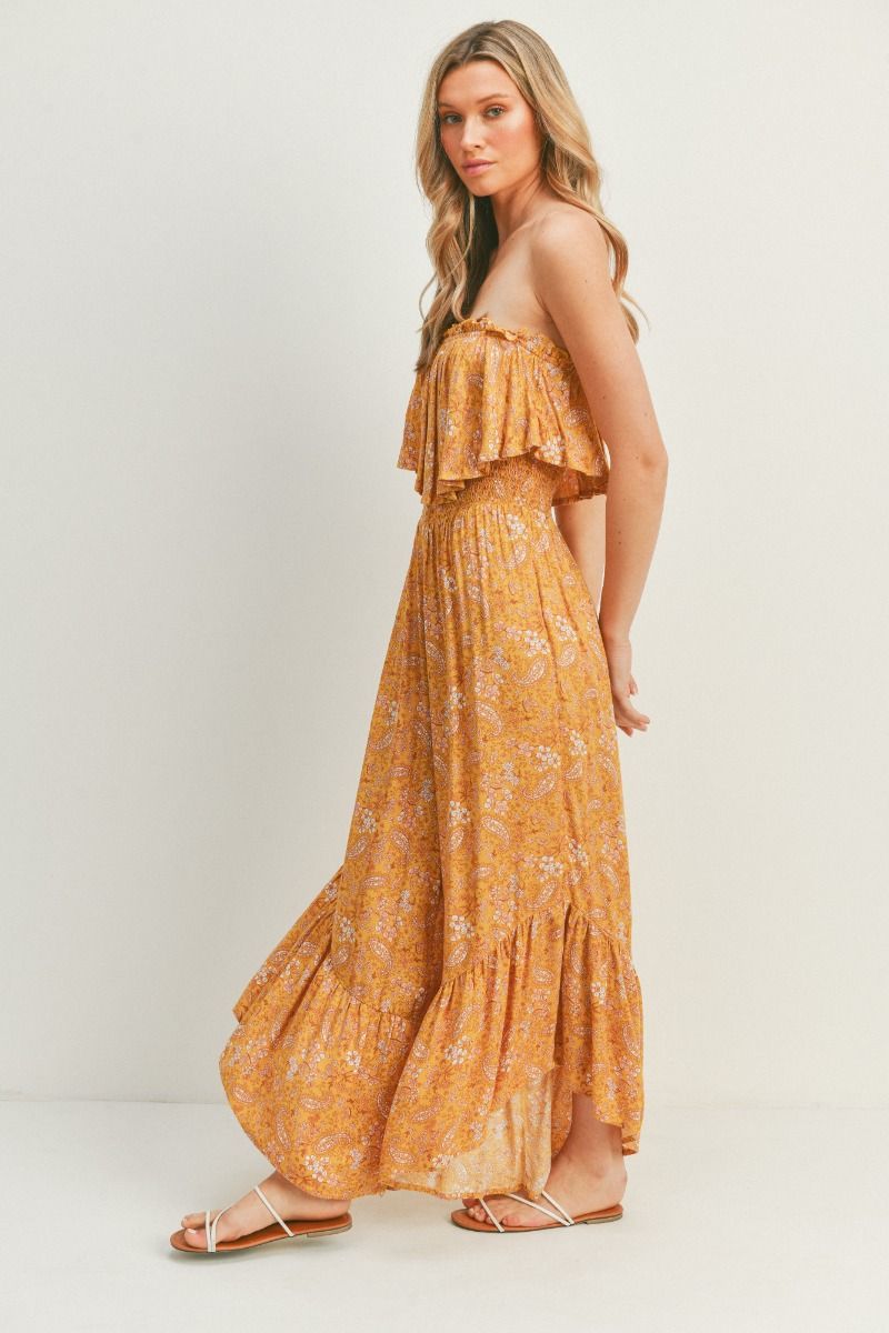paisley boho jumpsuit