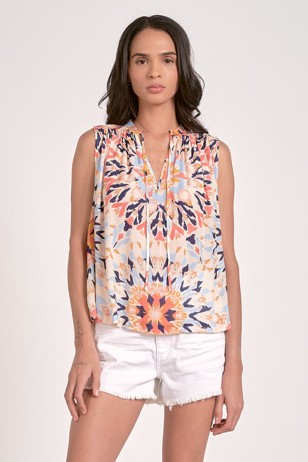 kaleidoscope flowy top