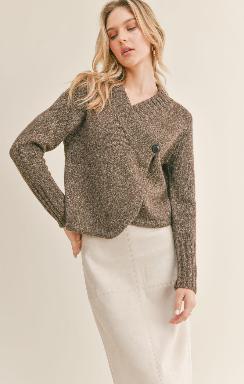 runaway wrap sweater cardi