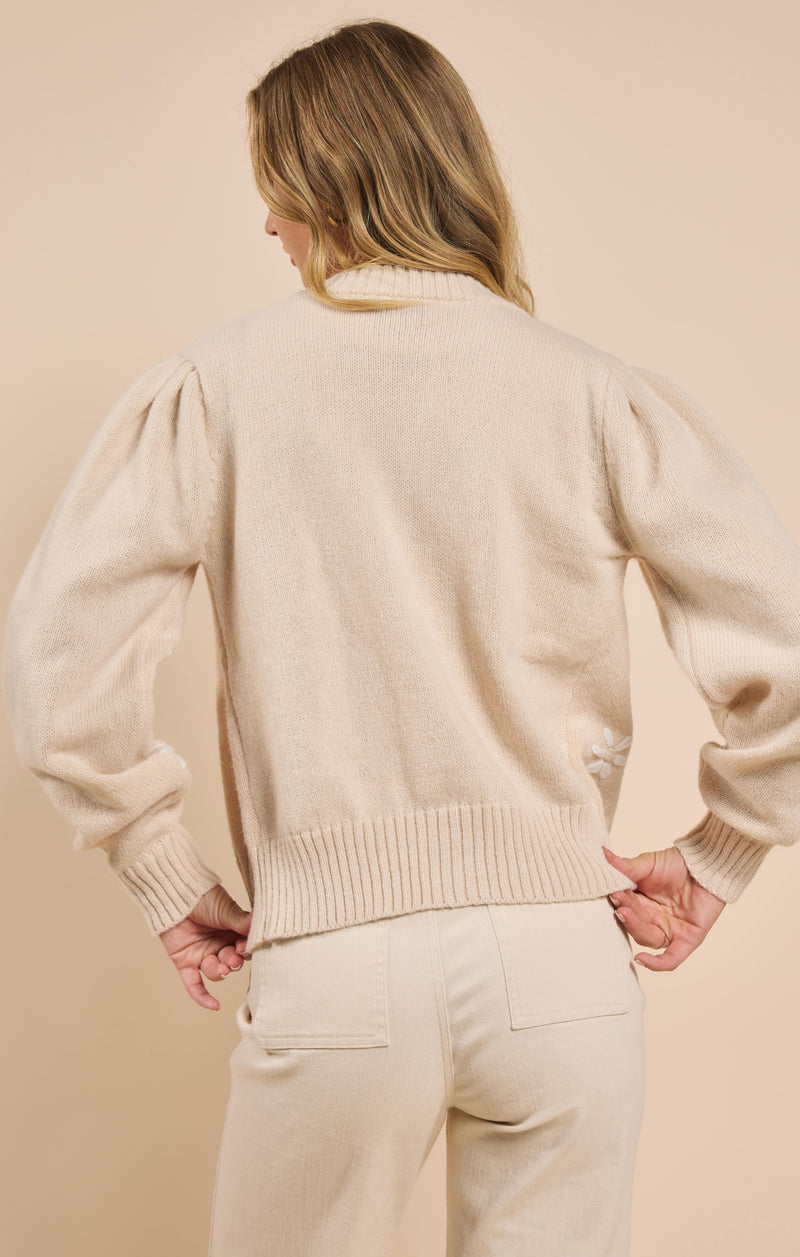 pretty daisy cardigan | cream