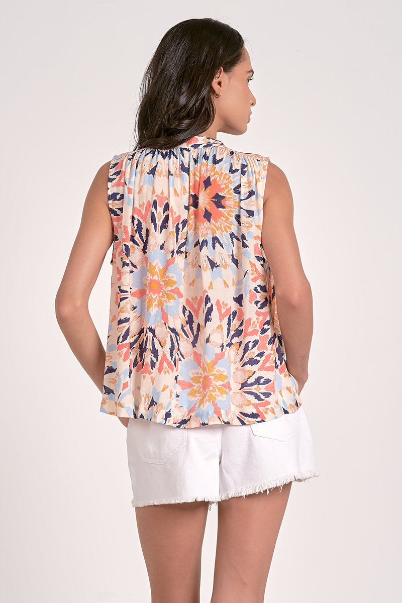 kaleidoscope flowy top