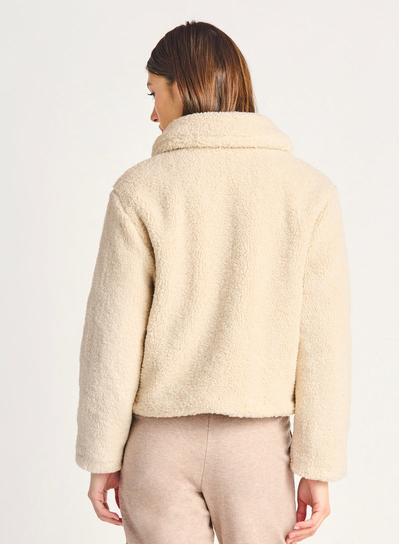 sherpa toggle oat jacket