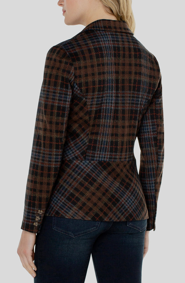 tartan plaid blazer