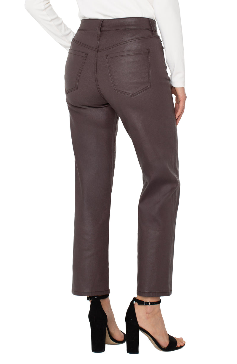 kennedy coated denim | raisin