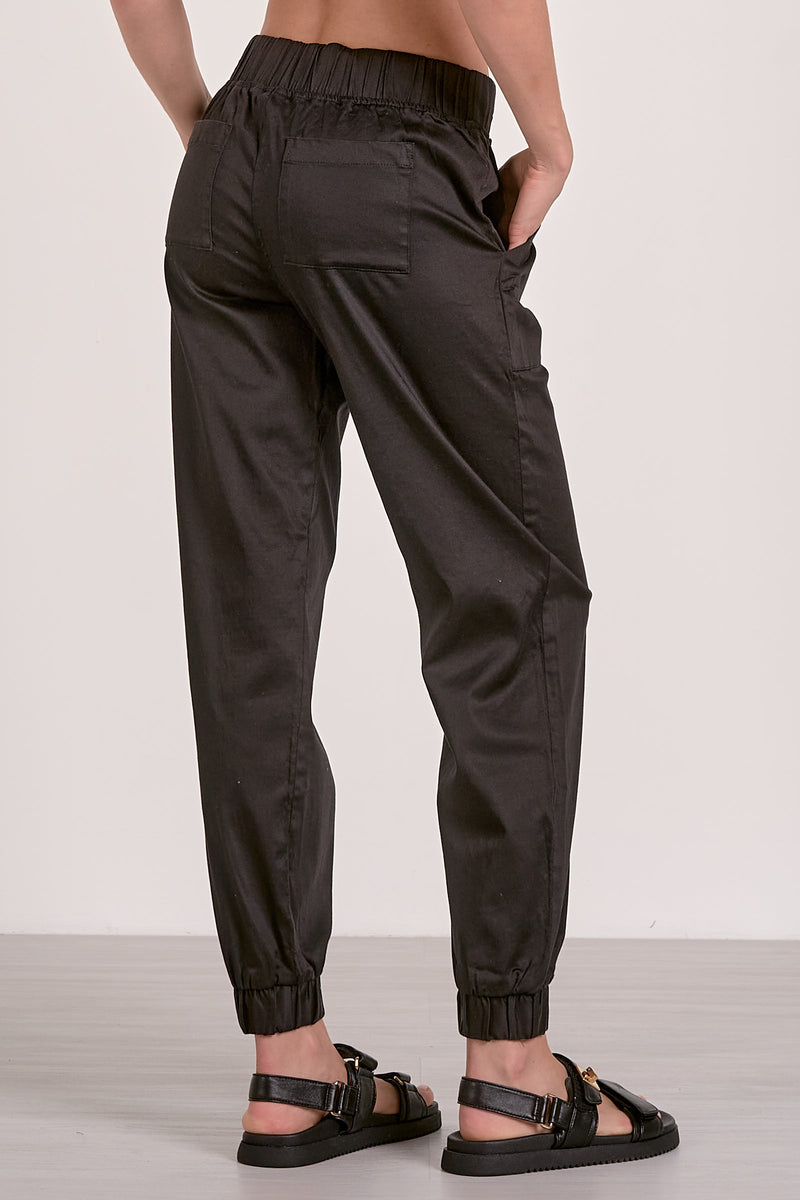 iris cargo joggers | black