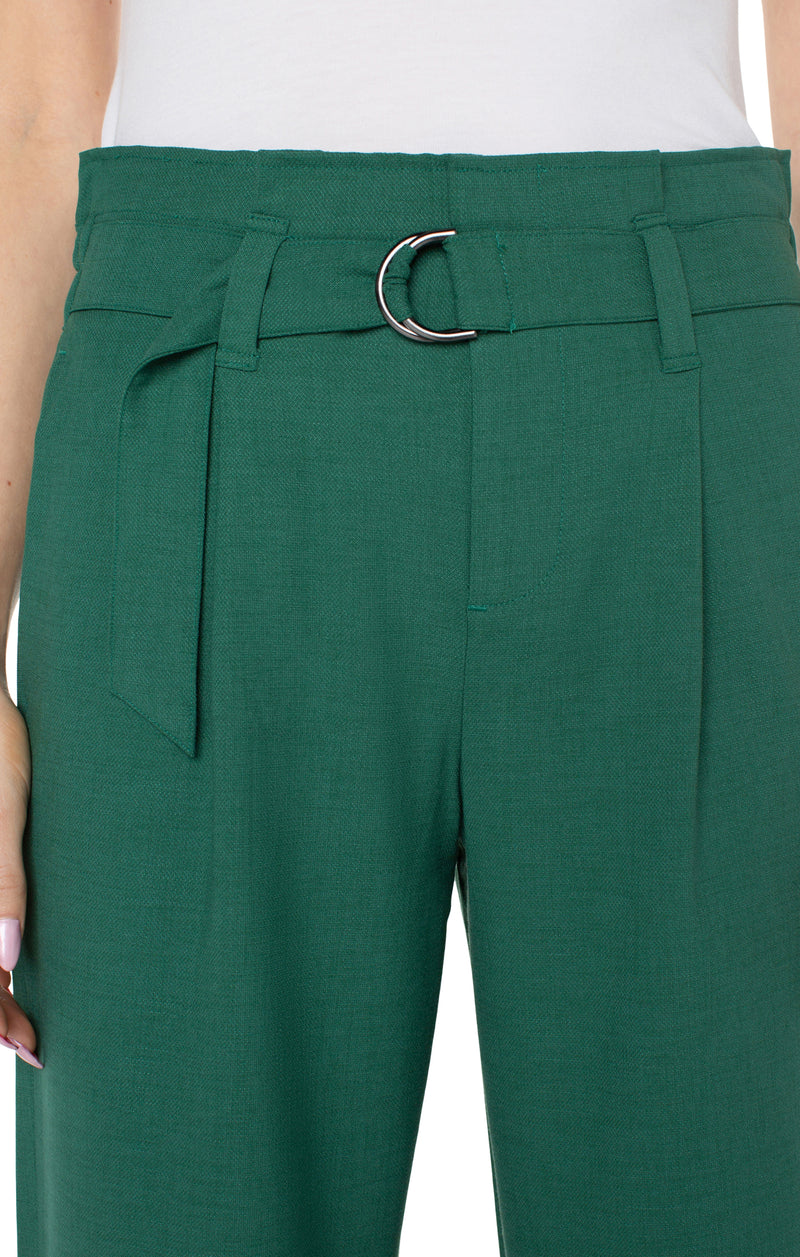 belted paperbag pant
