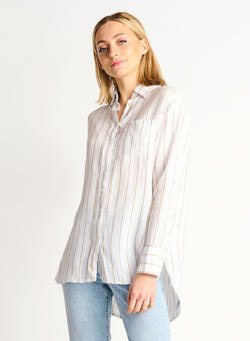 stripe linen shirt