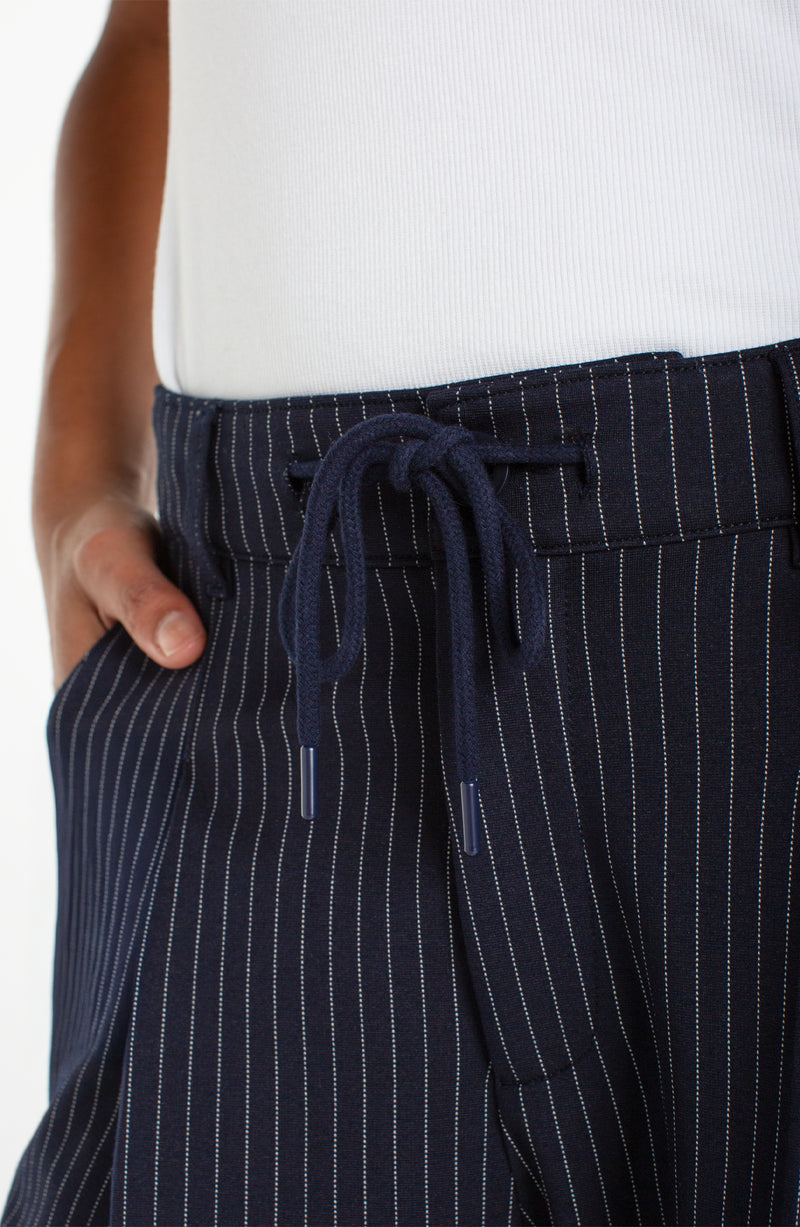 side stripe trouser | midnight stripe