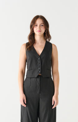 pinstripe vest