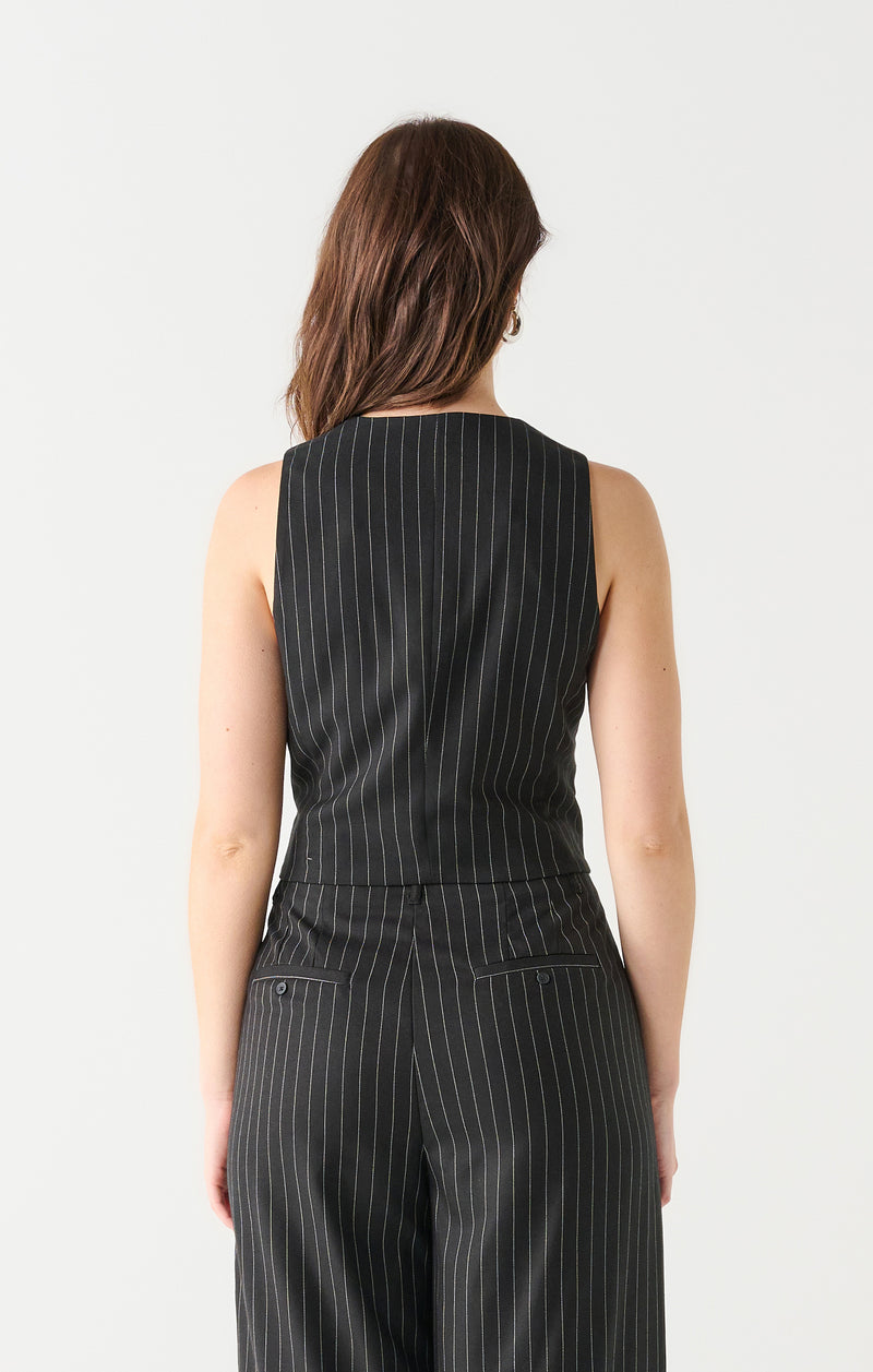 pinstripe vest