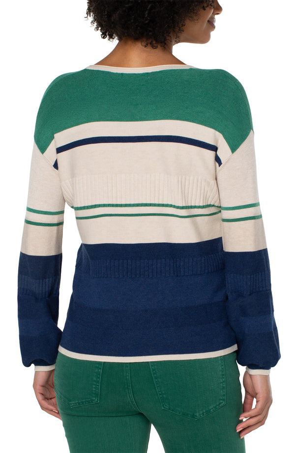 colorblock sweater