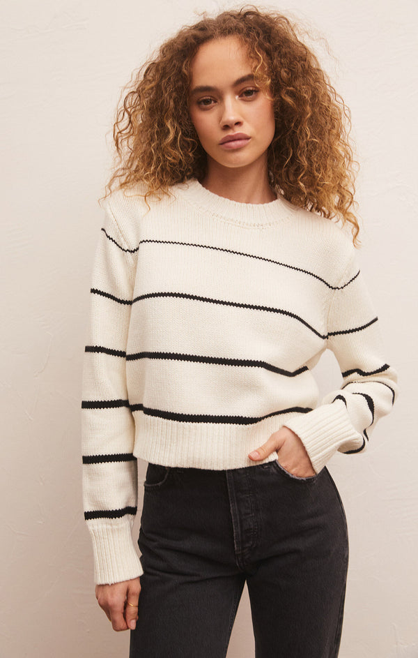 milan stripe sweater