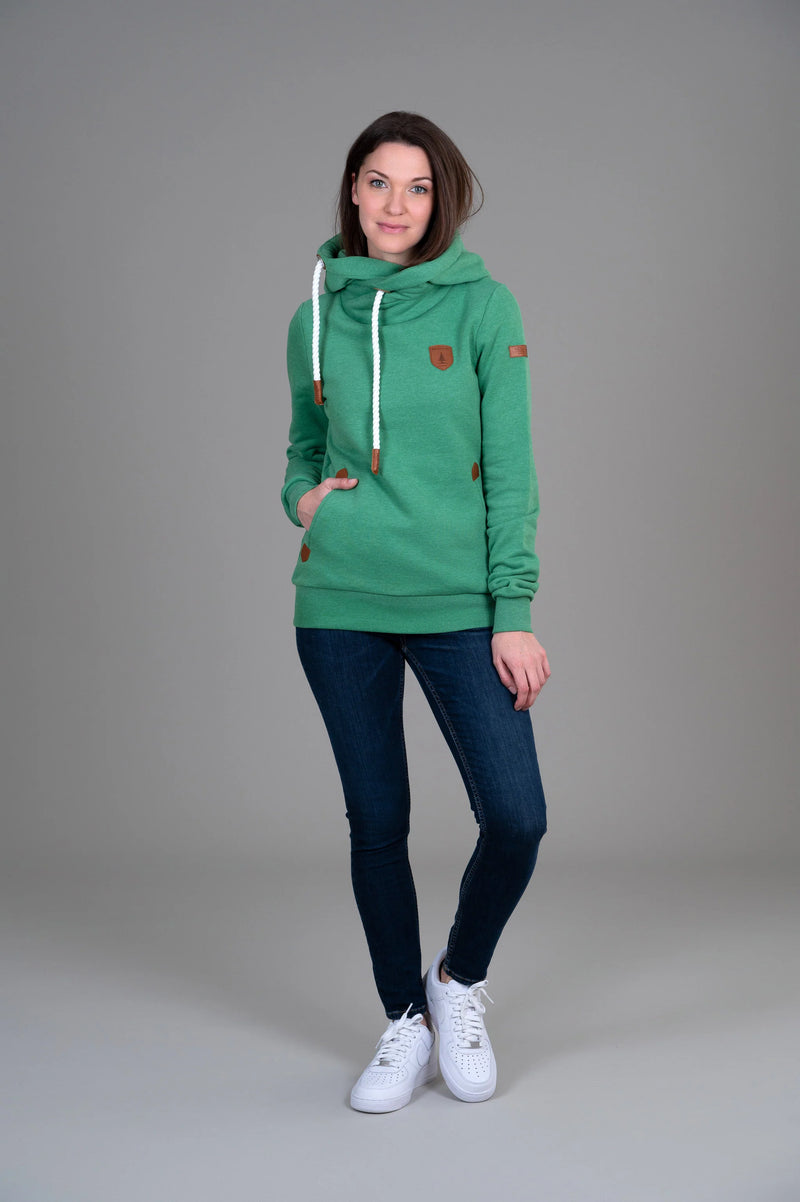 artemis hoodie | emerald green