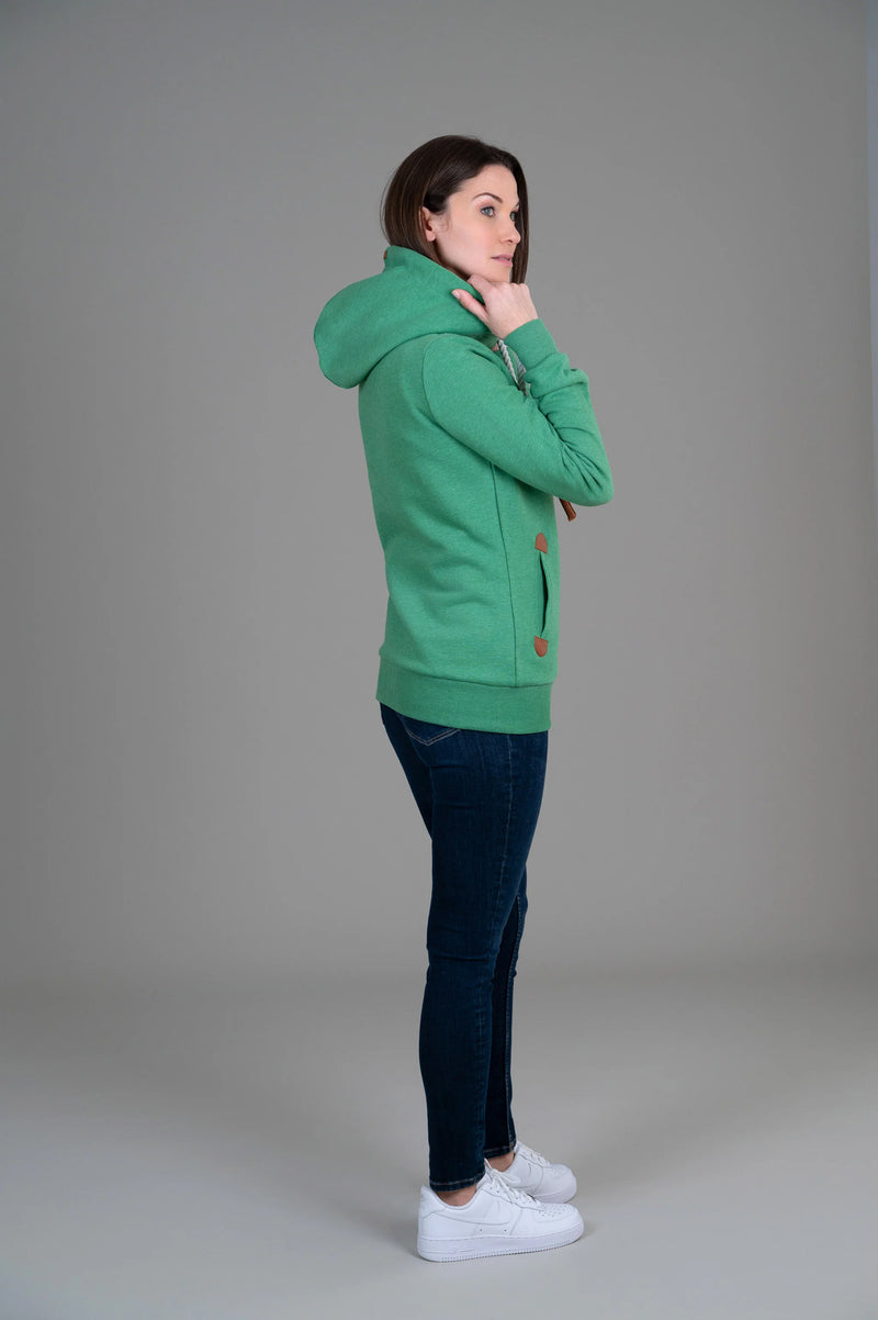 artemis hoodie | emerald green