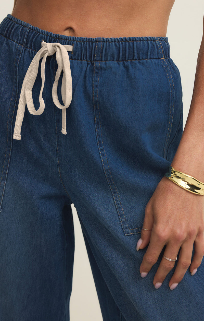 daycation denim utility pant – allure boutique