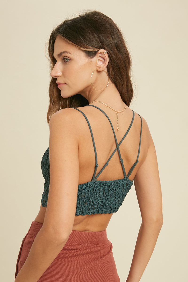 padded scalloped lace bralette – allure boutique