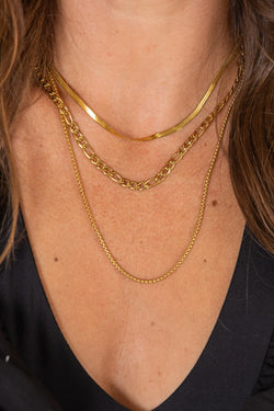 ibiza triple necklace