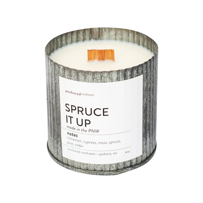 rustic vintage candle