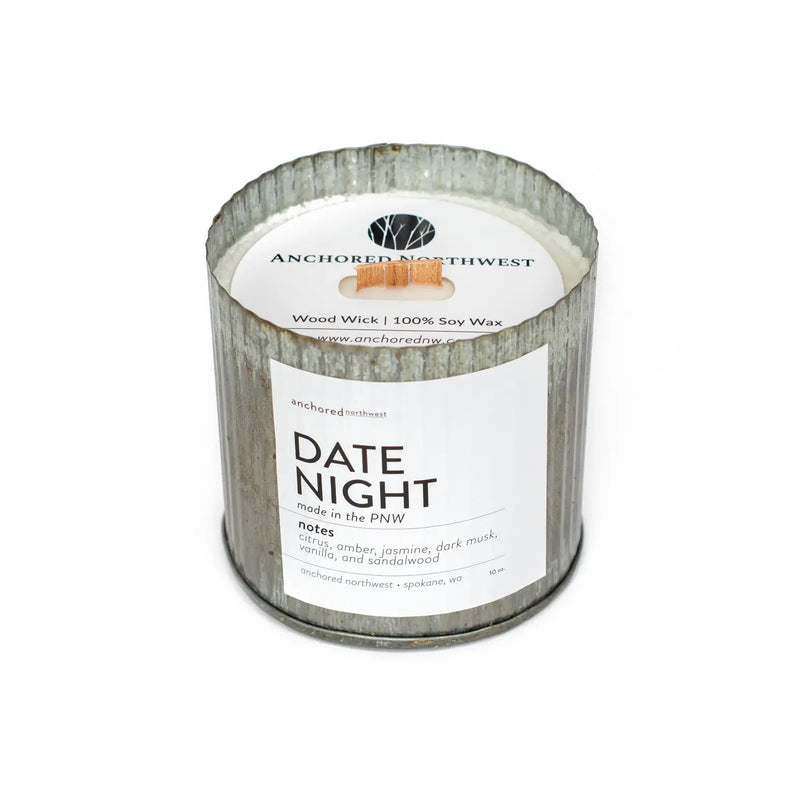 rustic vintage candle