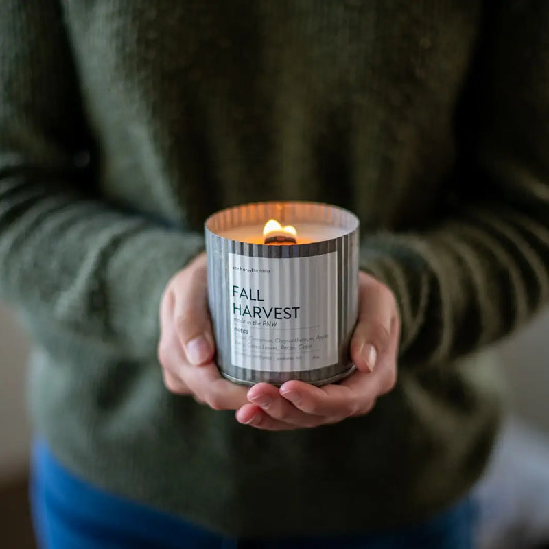 rustic vintage candle