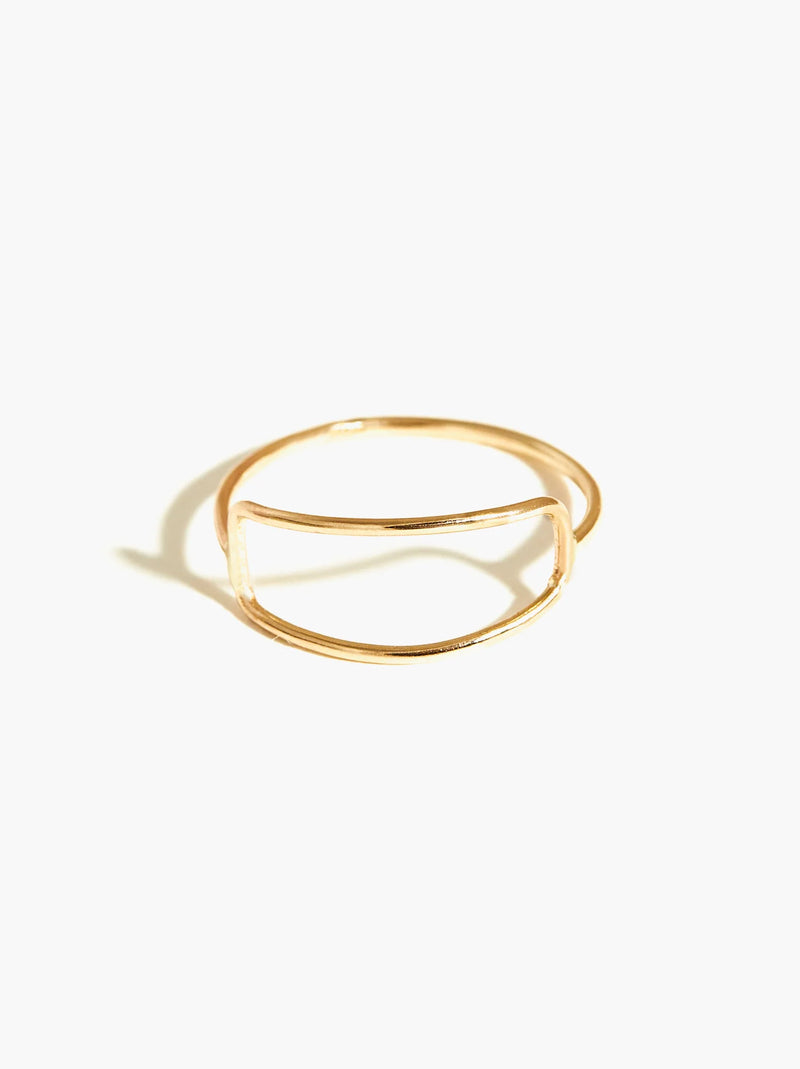 open rectangle ring