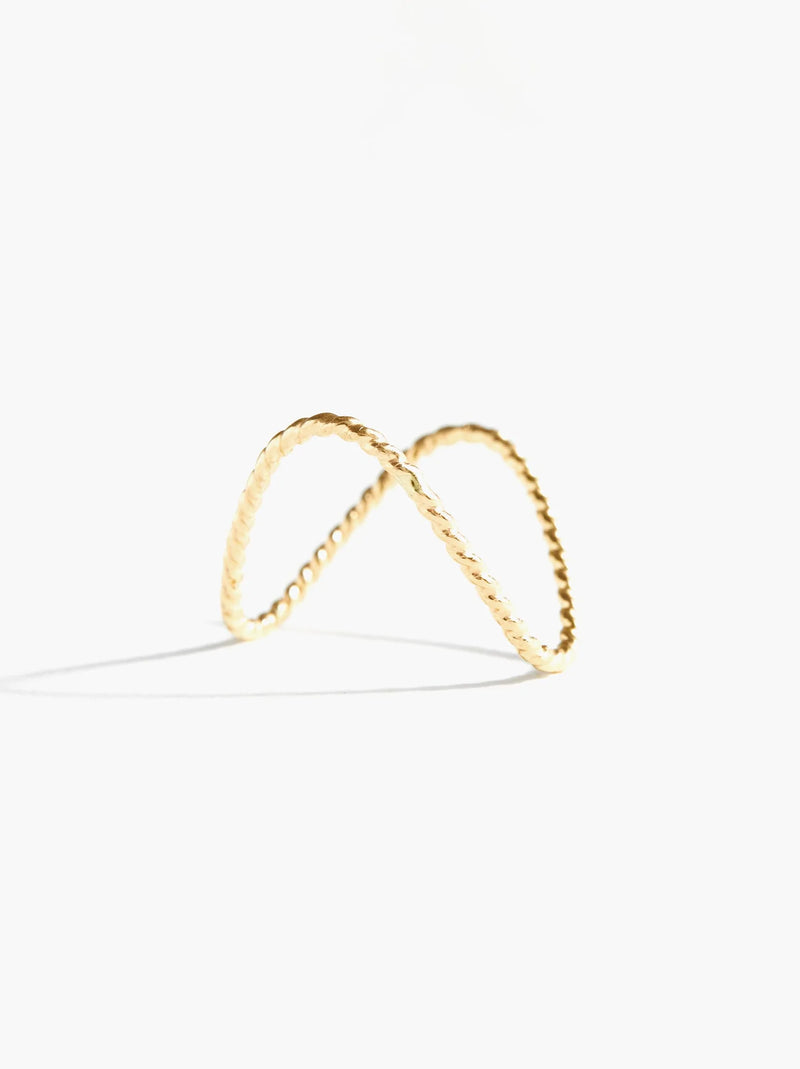 twisted v ring