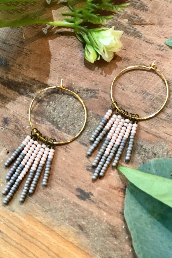 willa peach earrings