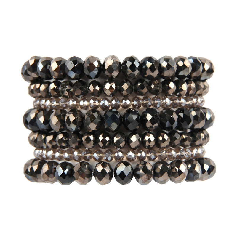 glass bead set bracelet