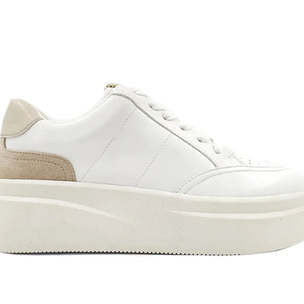 skylar white platform sneaker allure boutique