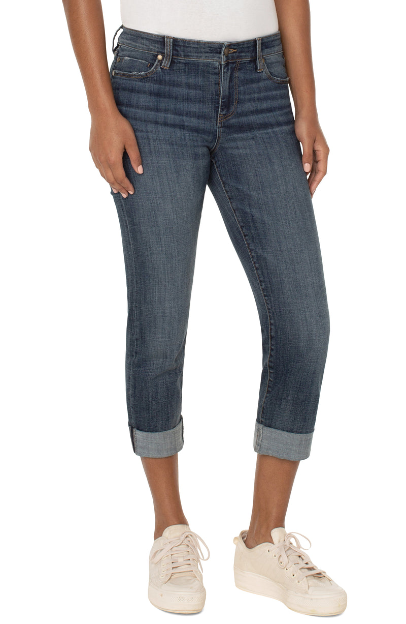 charlie crop rolled cuff